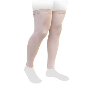 جوراب واریس ورنا BG — مدل بالای ران بدون کفه، کلاس فشار 2 (تصویر جلو)